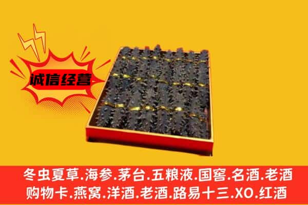 潍坊寿光市回收海参